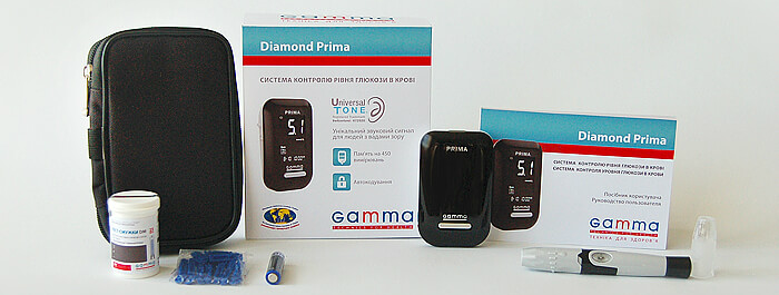 Глюкометр Gamma Prima