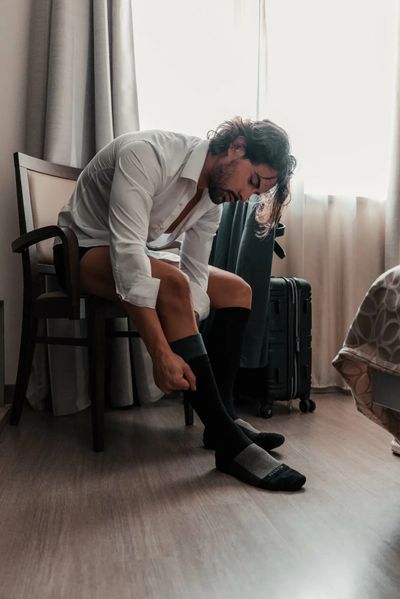 Компресійні гольфи Relaxsan Essential+ 922, 2 клас, 23-32 мм рт. ст. &mdash; розмір 2, чорний 922 фото