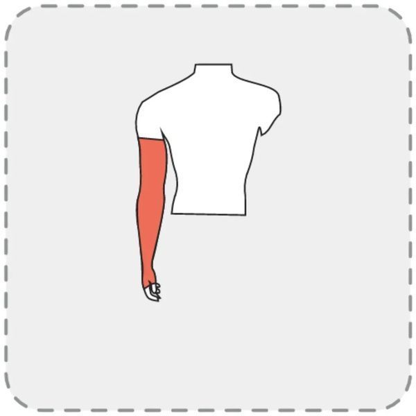 Компрессионный рукав Relaxsan Medicale Cotton M2021SILZH, 2 класс, 23-32 мм рт. ст. &mdash; размер 2-M, бежевый M2021SILZH фото