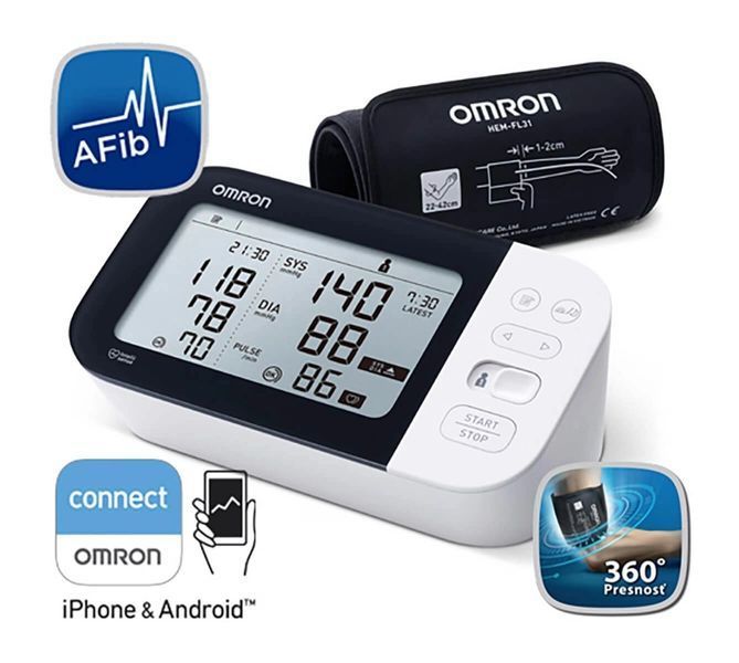 Тонометр автоматичний OMRON M7 Intelli IT (HEM-7361T-EBK) на плече 67322 фото