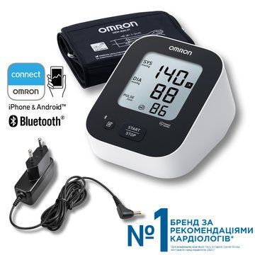 Автоматичний тонометр на плече OMRON M2+ Connect з адаптером (HEM-7188T1-LE) OMRON-HEM-7188T1-LE-ADAPTER фото