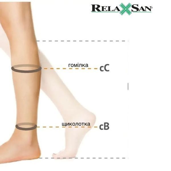 Компресійні гольфи Relaxsan Medicale Classic M3450A, 3 клас, 34-46 мм рт. ст. &mdash; розмір 1, бежевий M3450A фото