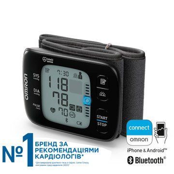 Автоматический тонометр на запястье OMRON RS7 Intelli IT (HEM-6232T-E) OMRON-HEM-6232T-E фото