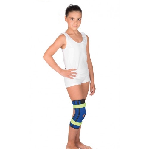 Бандаж дитячий на колінний суглоб з пружинними ребрами жорсткості Т - 8506Д