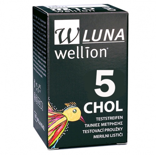 Тест-смужки Wellion Luna Duo 5 шт (холестерин)