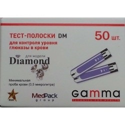 Тест-смужки Gamma DM 50 шт.
