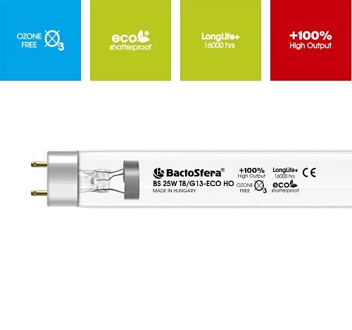 Бактерицидна лампа BactoSfera BS 25W T8/G13 ECO HO +100%