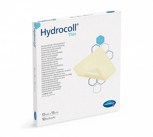 Гидроколлоидная повязка Hydrocoll Thin 15 x 15 см (Hartmann, Германия)