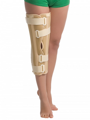Бандаж на колінний суглоб з ребрами жорсткості з посиленою фіксацією 6112 люкс Медтекстиль, (Україна)