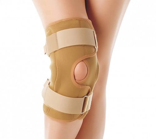 Бандаж на колінний суглоб (брейс) роз'ємний з бічною стабілізацією KS - 02 Doctor Life