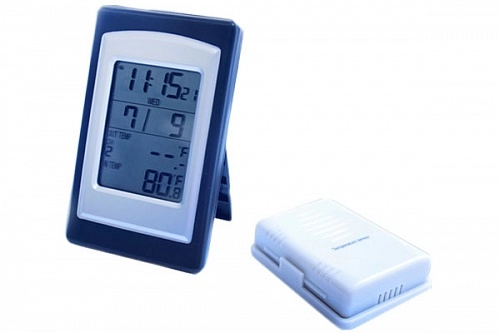 Термометр цифровой  с часами T - 05