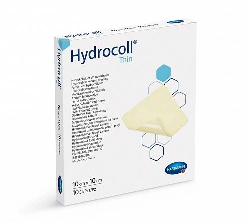 Гидроколлоидная повязка Hydrocoll Thin 10 x 10 см (Hartmann, Германия)