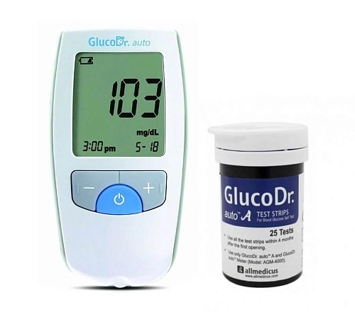 Глюкометр Gluko Dr. auto AGM 4000 (25 тест-смужок)