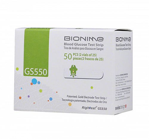 Тест-смужки Bionime GS550 (50 шт.)