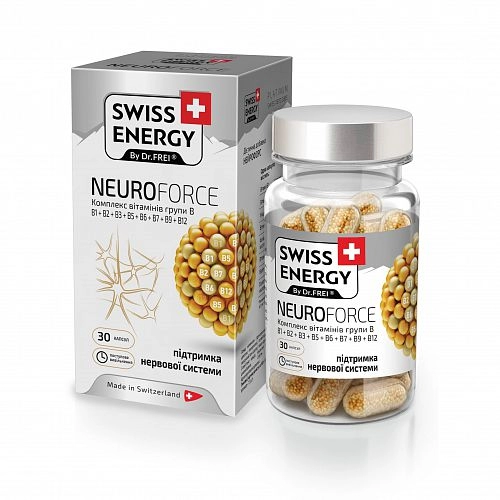 Витамины для здоровой нервной системы Swiss Energy Neuroforce №30 (капсулы)