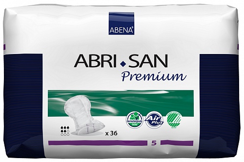 Урологічні прокладки Abri-San Premium-5, 28x54 см, 1200 мл, 36 шт.