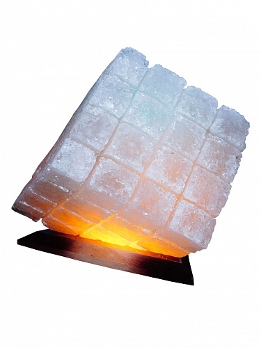 Соляная лампа, светильник Куб 9-10 кг