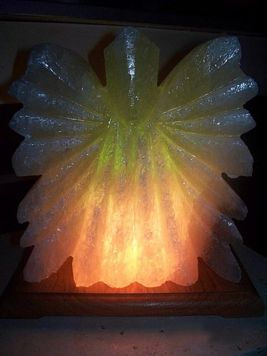 Соляний світильник Метелик 5-7 кг