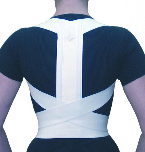 Ортез на грудний відділ хребта з ребрами жорсткості і вузькою спинкою (Коректор постави) ОХ.10