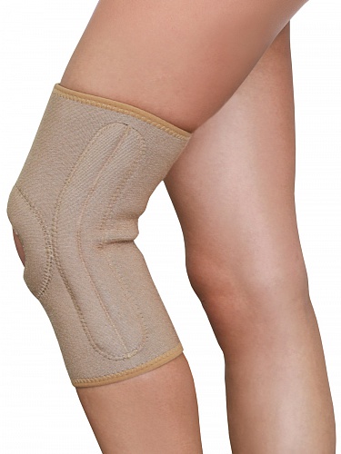 Бандаж на коленный сустав (с ребрами жесткости)(Арт. 6111)