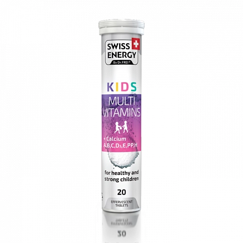 Витамины шипучие для здоровья и активности детей Swiss Energy Kids №20