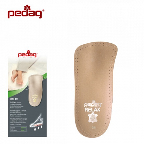 Ортопедична каркасна напівустілка-супінатор для закритого модельного взуття RELAX Pedag Арт. 127