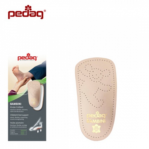 Детская ортопедическая каркасная полустелька-супинатор для всех типов обуви BAMBINI Pedag Арт. 192